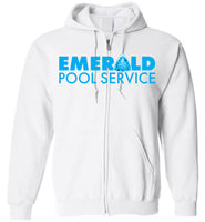 Emerald Pool Service 02 - Gildan Zip Hoodie