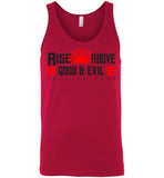 Rise Above Good & Evil - Canvas Unisex Tank