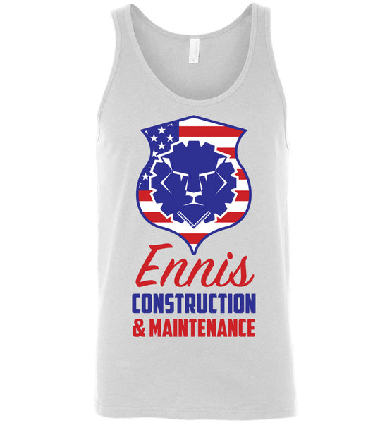 Ennis Construction & Maintenance LLC - Canvas Unisex Tank