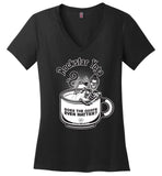 Rockstar Yoga - District Made Ladies Perfect Weight V-Neck