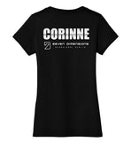 Seven Dimensions - Corinne, Metal - District Made Ladies Perfect Weight V-Neck