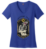 Rockstar Yoga - Sugar - District Made Ladies Perfect Weight V-Neck
