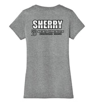Seven Dimensions - Sherry, Metal - District Made Ladies Perfect Weight V-Neck