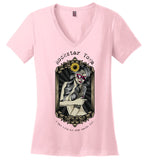 Rockstar Yoga - Sugar - District Made Ladies Perfect Weight V-Neck