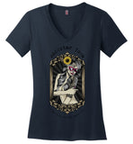 Rockstar Yoga - Sugar - District Made Ladies Perfect Weight V-Neck