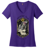 Rockstar Yoga - Sugar - District Made Ladies Perfect Weight V-Neck