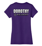 Seven Dimensions - Dorothy, Flower - District Made Ladies Perfect Weight V-Neck