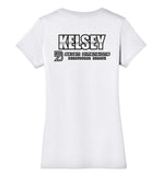 Seven Dimensions - Kelsey, Metal - District Made Ladies Perfect Weight V-Neck
