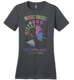 Rumble Rumble - Essentials - District Made Ladies Perfect Weight Tee