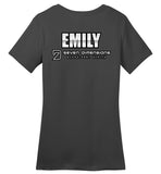 Seven Dimensions - Emily, Neon - District Made Ladies Perfect Weight Tee