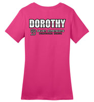 Seven Dimensions - Dorothy, Flower - District Made Ladies Perfect Weight Tee