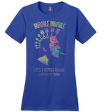 Rumble Rumble - Essentials - District Made Ladies Perfect Weight Tee