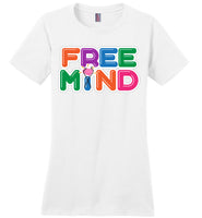 Free Mind - District Made Ladies Perfect Weight Tee