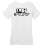 Seven Dimensions - Emily, Metal - District Made Ladies Perfect Weight Tee