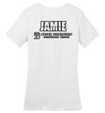 Seven Dimensions - Jamie, New Retro - District Made Ladies Perfect Weight Tee