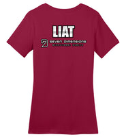 Seven Dimensions - Liat, New Retro - District Made Ladies Perfect Weight Tee