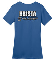 Seven Dimensions - Krista, Metal - District Made Ladies Perfect Weight Tee