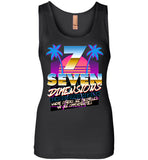 Seven Dimensions - Rebecca, New Retro - Next Level Womens Jersey Tank