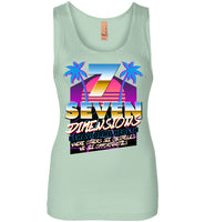 Seven Dimensions - Maggie, New Retro - Next Level Womens Jersey Tank