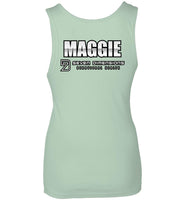 Seven Dimensions - Maggie, Metal - Next Level Womens Jersey Tank