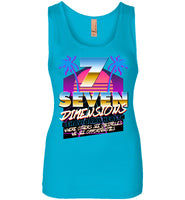 Seven Dimensions - Rebecca, New Retro - Next Level Womens Jersey Tank