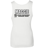 Seven Dimensions - Maggie, Flower - Next Level Womens Jersey Tank