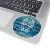 Siren Salon - Waves - Kiss-Cut Stickers
