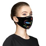 Mindful Behavior Cloth Face Mask with Filter Pocket for Adults