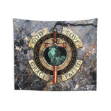 God Love Grace Faith - Indoor Wall Tapestries