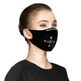 Mindful Behavior Classic Cloth Face Mask with Filter Pocket for Adults