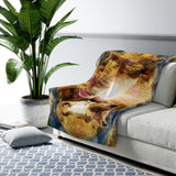 Dust Devil Ranch - Mini Horse Tribute - Sherpa Fleece Blanket