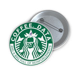 Ascend Behavior Partners - Coffee, Data and a Bag Full of Reinforcers - Custom Pin Buttons