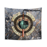 God Love Grace Faith - Indoor Wall Tapestries