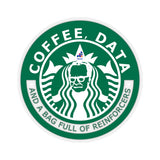 Ascend Behavior Partners - Coffee, Data and a Bag Full of Reinforcers - Kiss-Cut Stickers