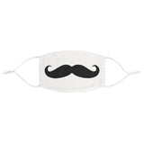 Mustache Fabric Face Mask