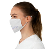 Mindful Behavior Classic White Fabric Face Mask