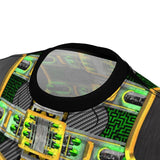 Undead Robot Leader: Unisex AOP Cut & Sew Tee