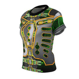 Undead Robot Leader: Women's AOP Cut & Sew Tee