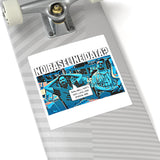 The Data Must Abide Square Stickers