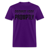 Prompt Fade Promptly Unisex Classic T-Shirt - purple