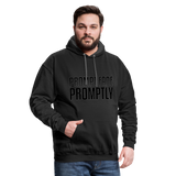 Prompt Fade Promptly Contrast Hoodie - black/asphalt