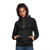 Prompt Fade Promptly Contrast Hoodie - black/asphalt