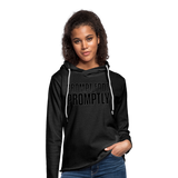Prompt Fade Promptly Unisex Lightweight Terry Hoodie - charcoal gray