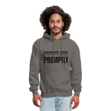 Prompt Fade Promptly Men's Hoodie - asphalt gray