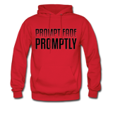 Prompt Fade Promptly Men's Hoodie - red