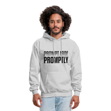 Prompt Fade Promptly Men's Hoodie - ash
