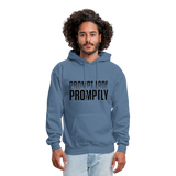 Prompt Fade Promptly Men's Hoodie - denim blue