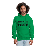 Prompt Fade Promptly Men's Hoodie - kelly green