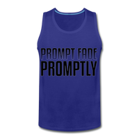 Prompt Fade Promptly Premium Tank - royal blue