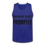 Prompt Fade Promptly Premium Tank - royal blue
